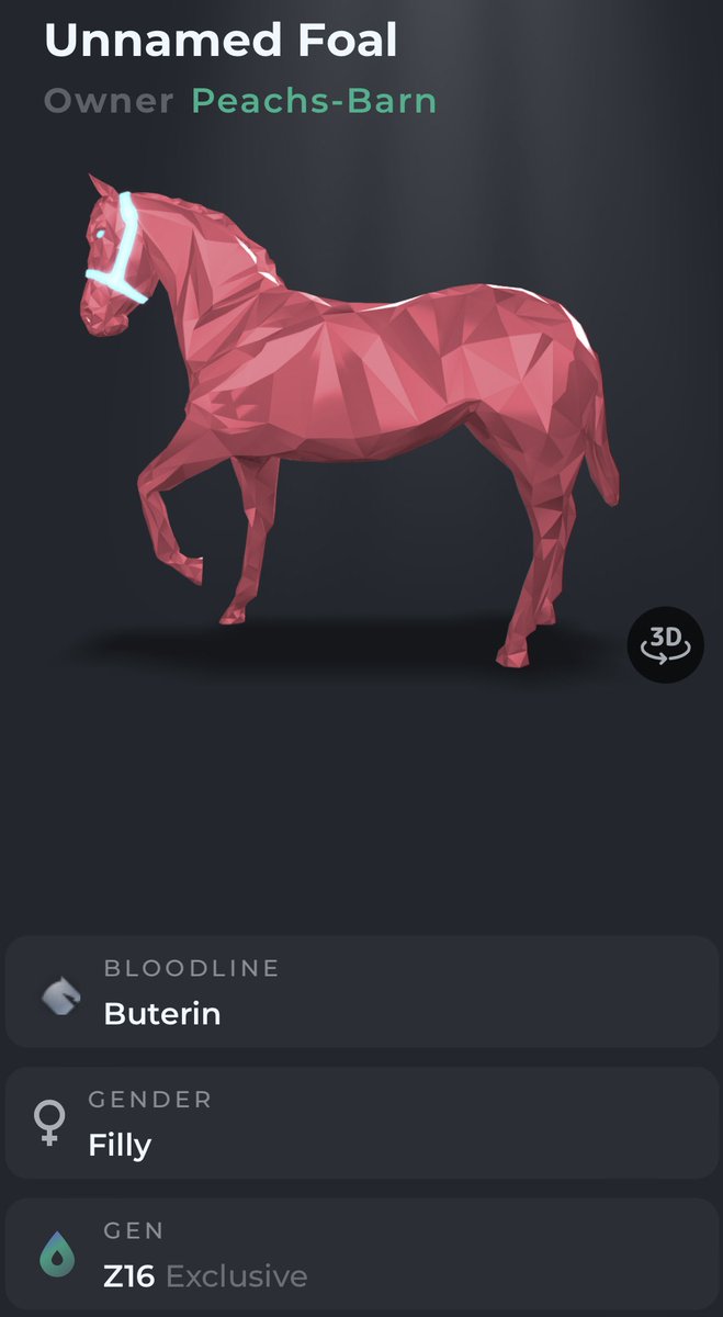 I’ve been a part of the amazing <a href="/zed_run/">zed_run</a> community for almost a year now. As an appreciation, I would like to give away a Z16 UUU Exclusive Filly while sharing my own project. 

1️⃣ Follow @JustPeachy_24 &amp; @PoolSharkNFT 
2️⃣ ❤️ &amp; Retweet
3️⃣ Tag 2 friends

🏆 1 Winner // 48 hours ⏳