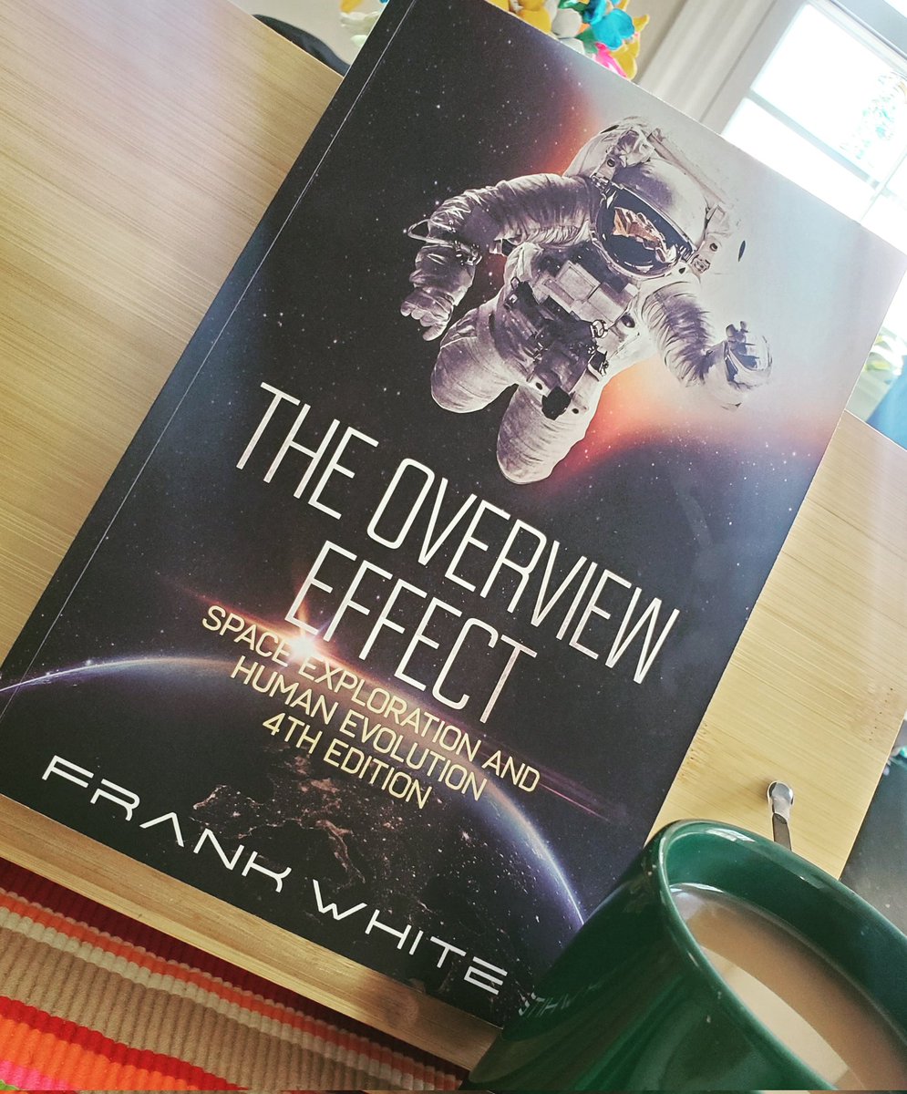 DaggerMind's tweet image. Currently reading this fascinating and important book by @fwhite66. #theovervieweffect