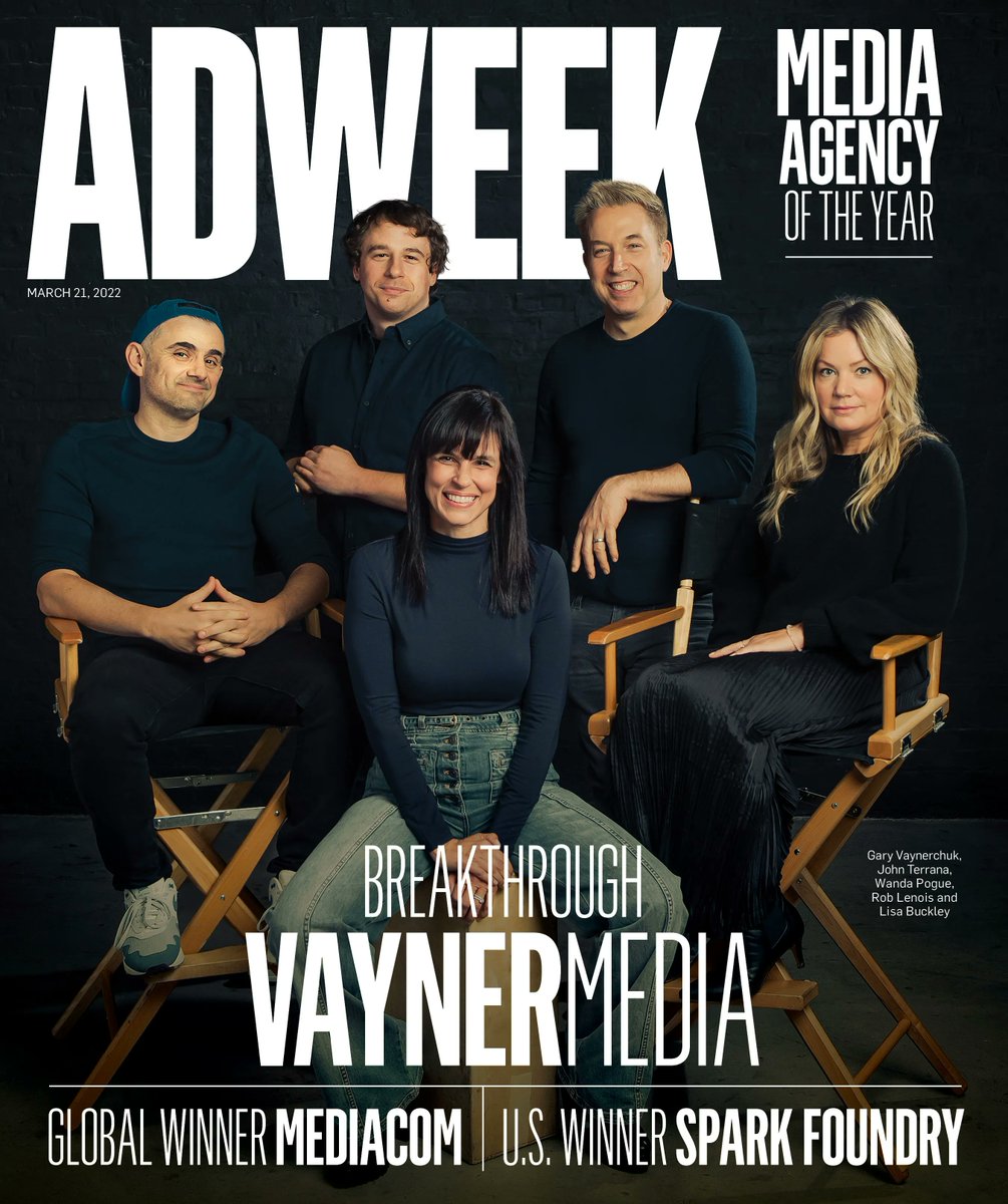 Adweek's tweet photo. Announcing Adweek's 🌟 Media Agencies of the Year 🌟 | Find out how each of these agencies stood out.

🌎 Global MAOY: @MediaComGlobal https://t.co/OTFvaWuPs3
🇺🇸 US MAOY: @SparkFoundryUSA https://t.co/bJhBUhr0Ou
⚡️ Breakthrough MAOY: @VaynerMedia https://t.co/5KClZwTgWV https://t.co/GPqFQlHXvf