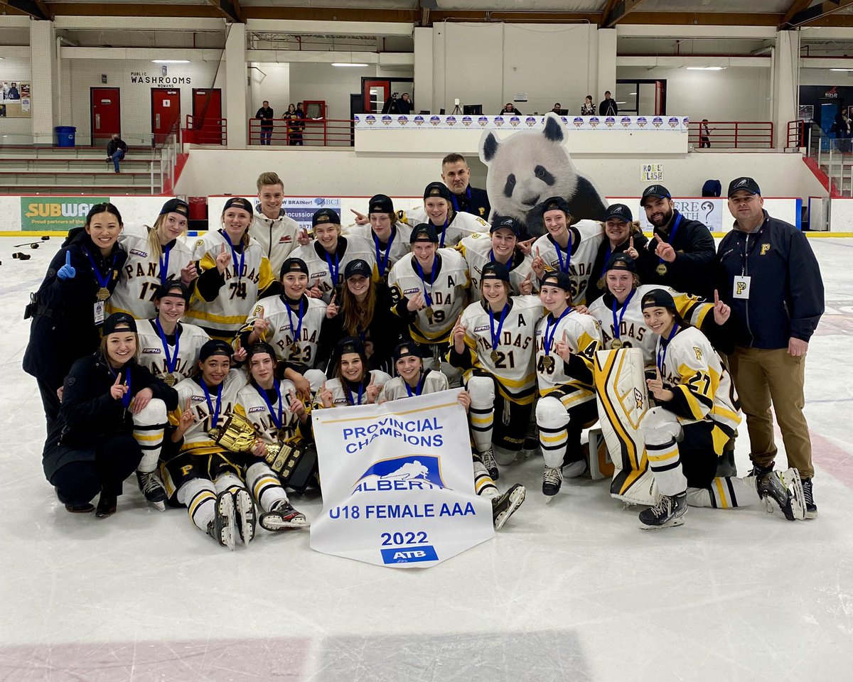 HockeyAlberta's tweet image. The Edmonton Pandas are your @AFHL_HA U18 AAA Provincial Champions!

That’ll do it for the first weekend of the Hockey Alberta Provincial Championships, presented by @atbfinancial. 10 more tournaments are on tap for next weekend!

#AFHL | #HAProvincials | #TeamATB