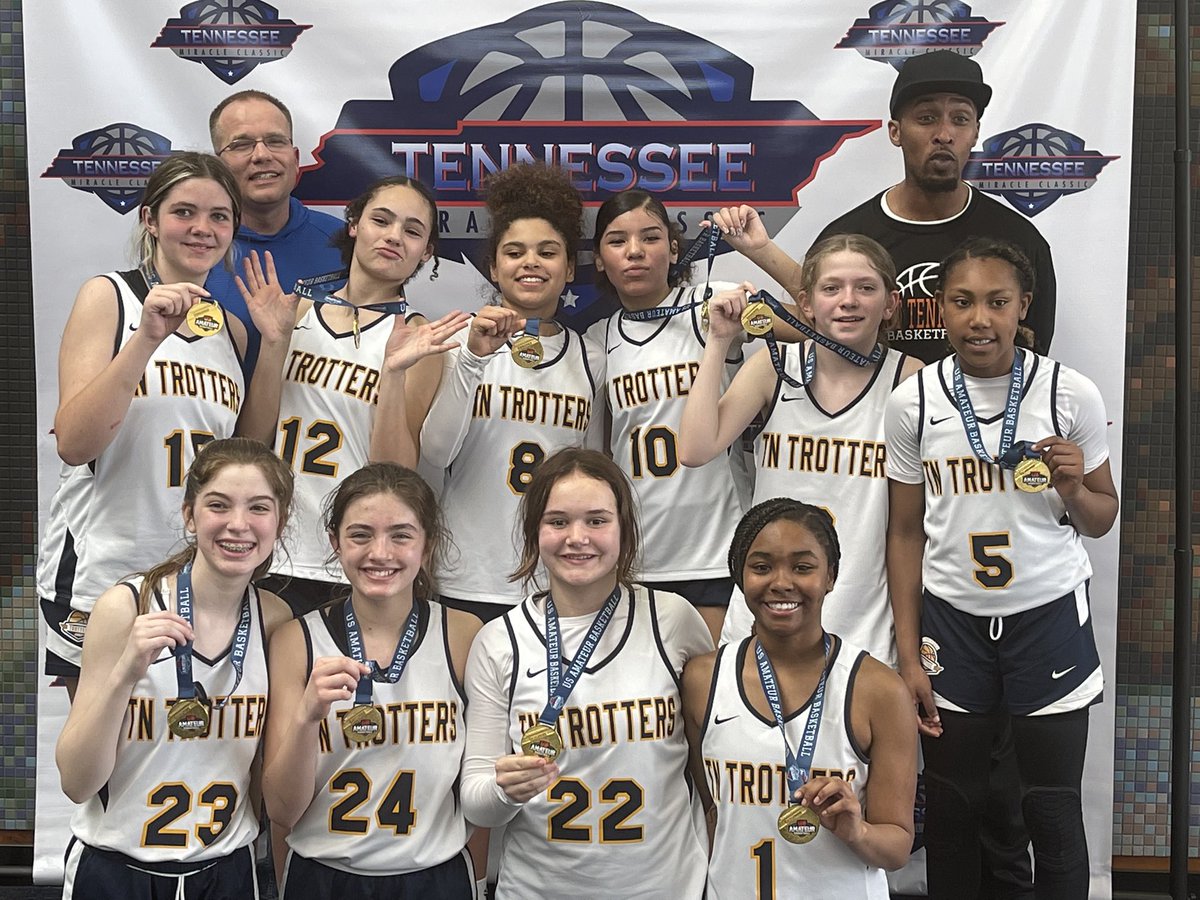 Tennessee Miracle Spring Classic silver bracket CHAMPIONS!! So proud of my girls and how we played this weekend! more to come🏀🔥 <a href="/RileyLiz2k27/">Riley Etherton</a> <a href="/PatrickDavis91/">Patrick Davis</a> <a href="/mep2k27/">Marley</a>  #aaubasketball #champs #ALLIN #grind #basketball #TennesseeMiracle
