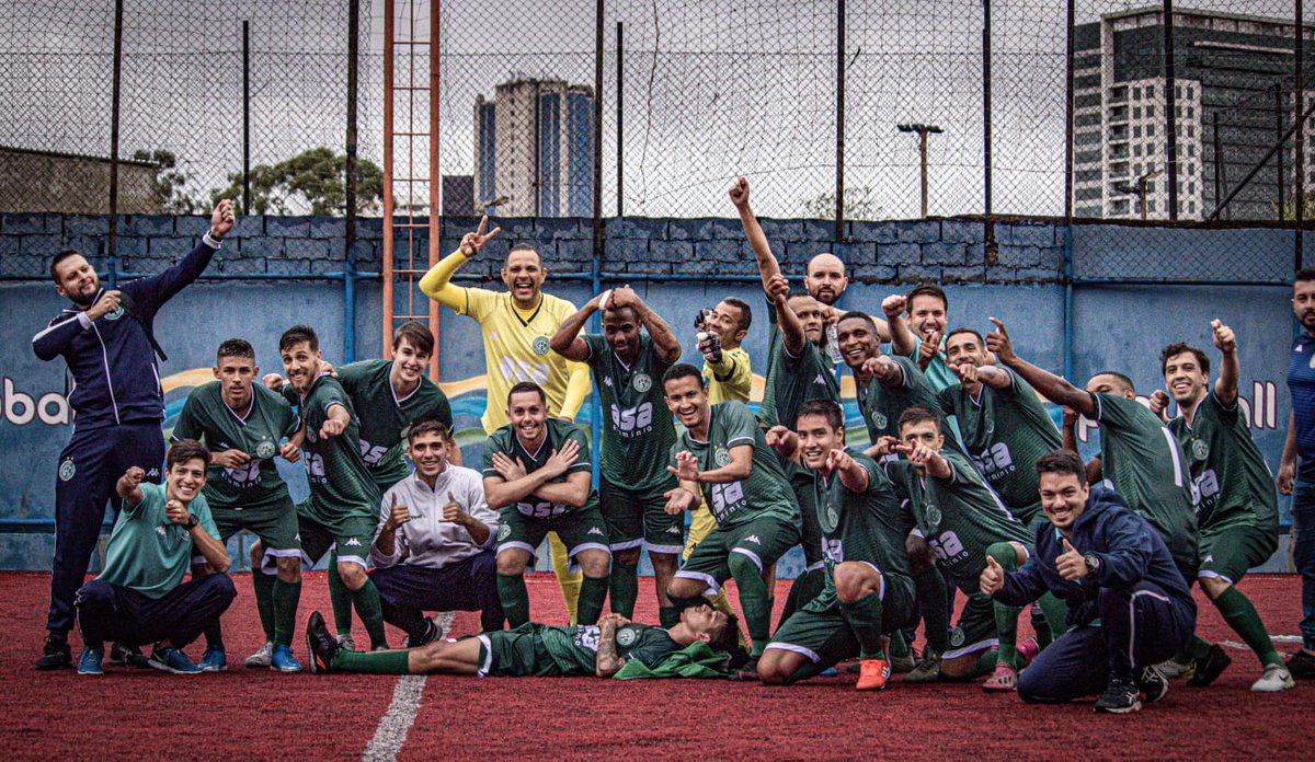 guaranifc's tweet photo. TUDO NORMAL. TAMBÉM NO FUT 7 🏹

Neste domingo, o Guarani venceu o Dérbi por 3 a 1 e manteve a liderança isolada da Taça Governador

Eto'o (duas vezes) e Sestari marcaram os gols

DÁ-LHE BUGRÃO 💚

📸: Diogo Silva https://t.co/EH1haSIewD