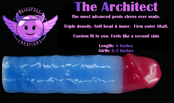 BC_FunTime's tweet photo. Sleeve of the week! The Architect!

The cutting edge of Penis Sleeve tech, Architect has 3 different zones with different levels softness, making it our most realistic sleeve ever.

Note: This sleeve is available in limited numbers each month! https://t.co/NP3OGrbIO8