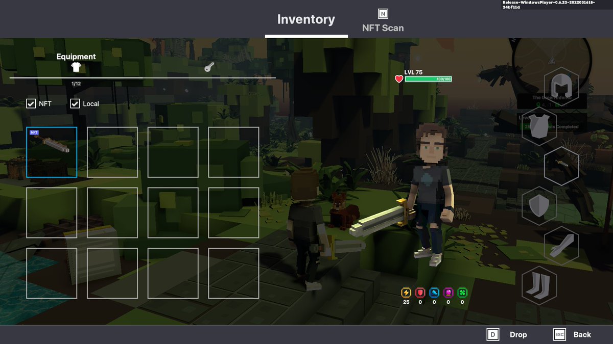 shanicestinnet1's tweet photo. @TheSandboxGame I just participated in the daily #SandboxAlphaS2Contest for a chance to earn up to 1,000 $SAND! Starting March 19 - Gather the equipment. Check out my screenshot below!
👇 #SandboxAlphaS2 https://t.co/GDat0bGLGH