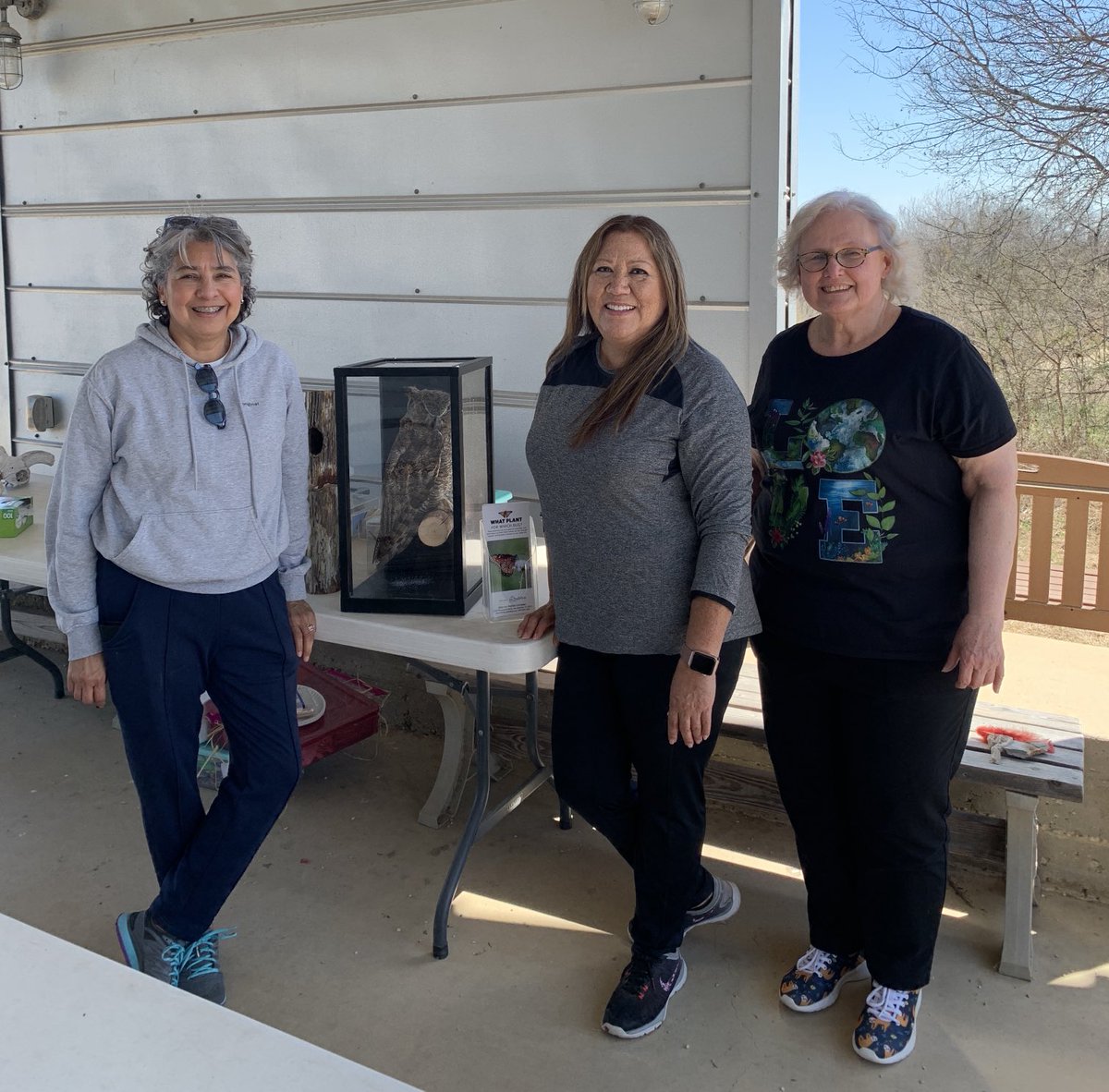 4th Adaptations Outdoor Science PD with Owl pellets, bird and habitat creations and lessons. Shout out to Erin @ Mitchell Lake #beautiful sunrise #discoverNEISD #theneisdway #neisd_science #SuperSaturday #MitchellLakeAudubon