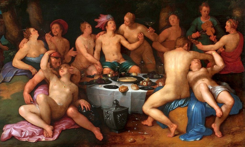 ZvenThe's tweet photo. #Goodnight with Cornelis van Haarlem!
Le Festin des Dieux / Vor der Sintflut / Before the Deluge (1615)
#Paintings #Art #VanHaarlem https://t.co/txcYa37tZD