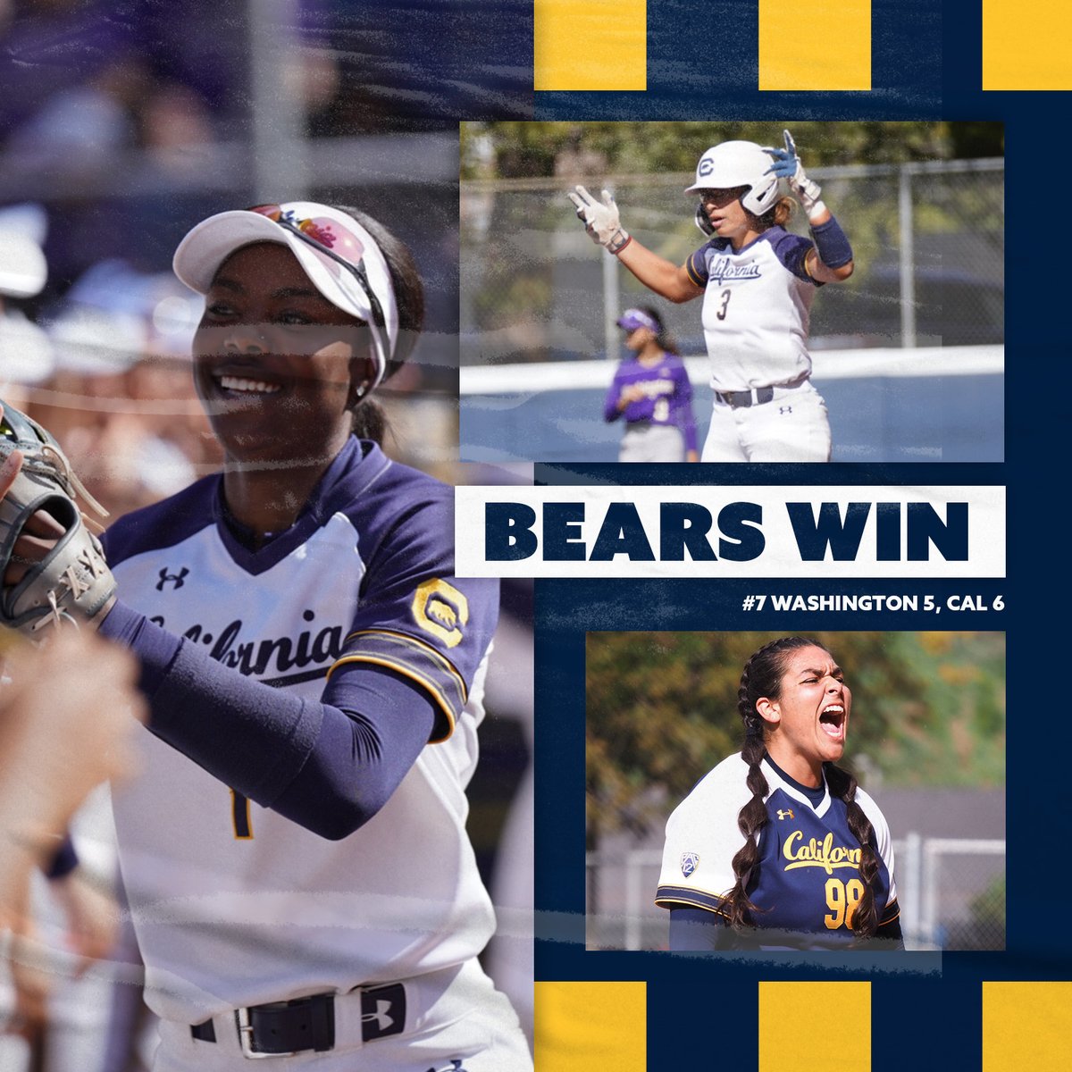 SERIES SECURED ‼️

Cal takes two of three from #7 Washington and improves to 20-9 on the season!

#GoBears