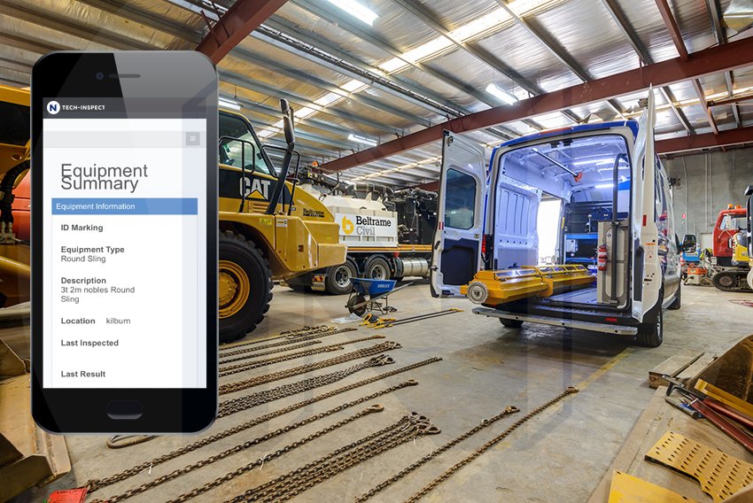 Tech-Inspect is a complete lifting equipment data management system, securing all your lifting equipment and information online and provides more accurate data, better quality control checks and real time status updates.