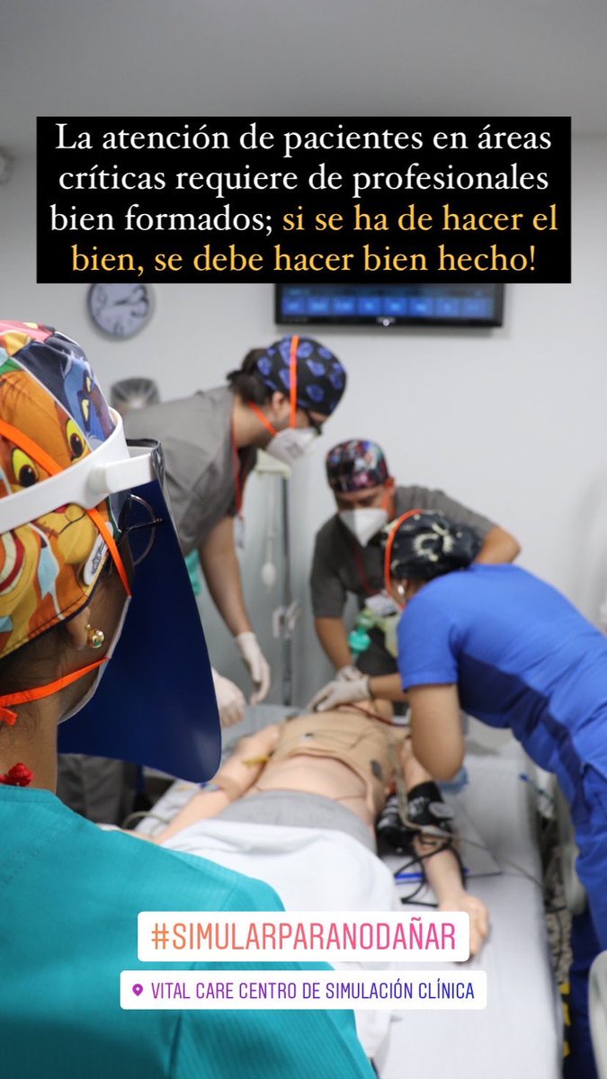 #simularparanodañar #conversarparaaprender
#simulaciónclínica #cuidadosintensivos