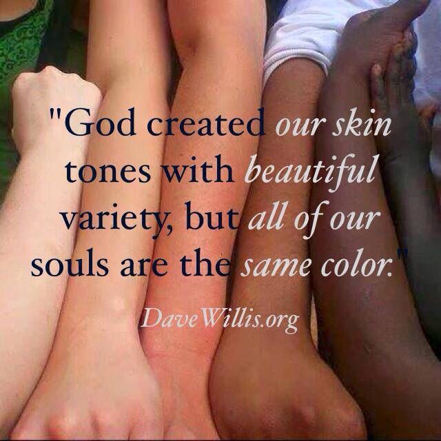 "God created our skin tones with beautiful variety, but all of our souls are the same color.
        - Dave Willis

#ALDUBatADNKaleidoscope

ctto