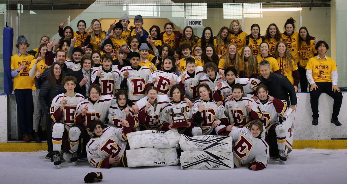 edgeschool's tweet image. Three CSSHL Western Championship division appearances and one banner win. Proud of our Mountaineers for laying it all out on the ice these last 2 weeks.

Major props to our parents and student-athletes for creating an unreal atmosphere during our games! It was great to be back 🙌🏻