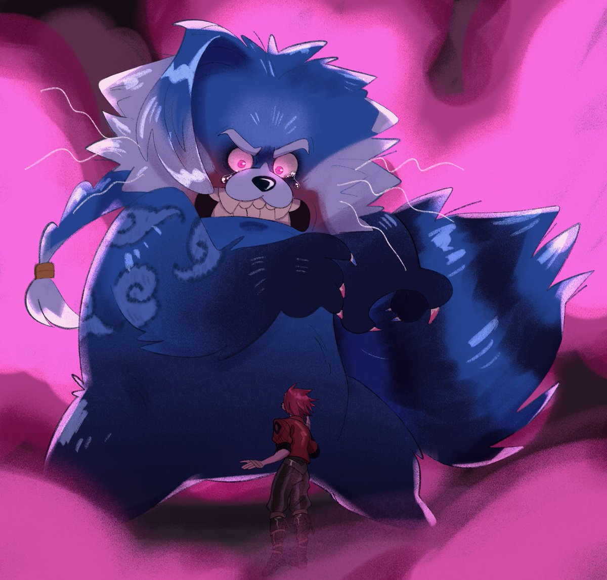 a little more of this au #TurningRed #arcane