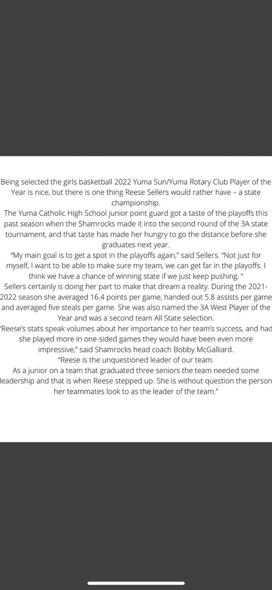 reeseellenn's tweet photo. so so so blessed to have been named basketball player of the year for yuma sun rotary! thank you to everyone who took the time to vote for me! so much love 🤍 https://t.co/Ix1ZBZzoUH