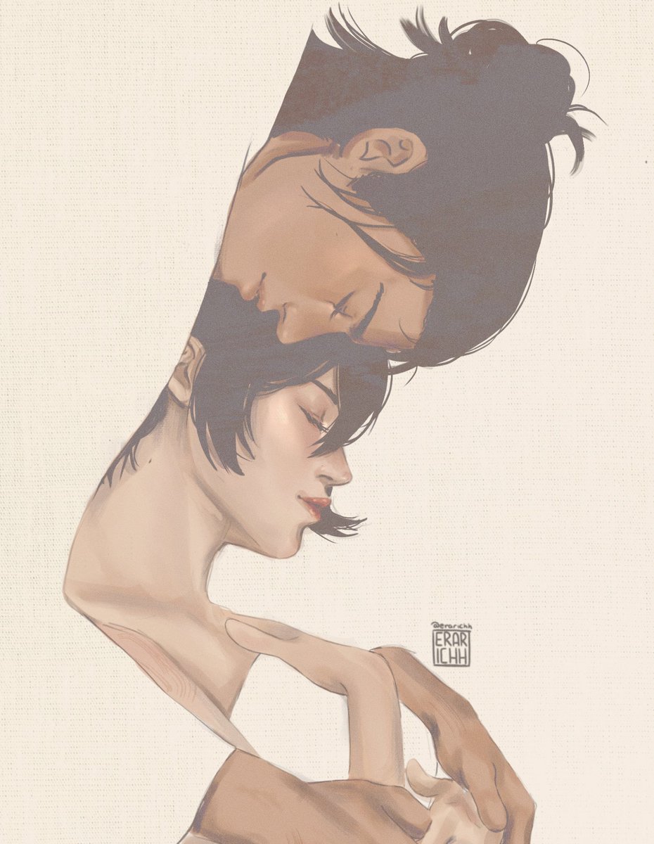 erarichh's tweet photo. also did another one with a negative space thing here, kinda like it 👐🏻🤍 
#eremika https://t.co/pEBU7WnCmh