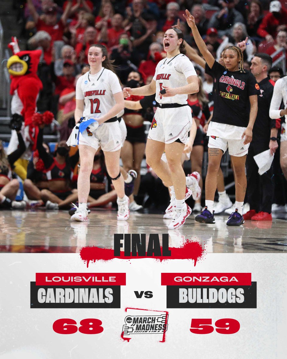 LouisvilleWBB's tweet photo. 𝐋𝐄𝐓'𝐒 𝐊𝐄𝐄𝐏 𝐃𝐀𝐍𝐂𝐈𝐍𝐆!

#GoCards x #MarchMadness https://t.co/xa6nr1kWAM