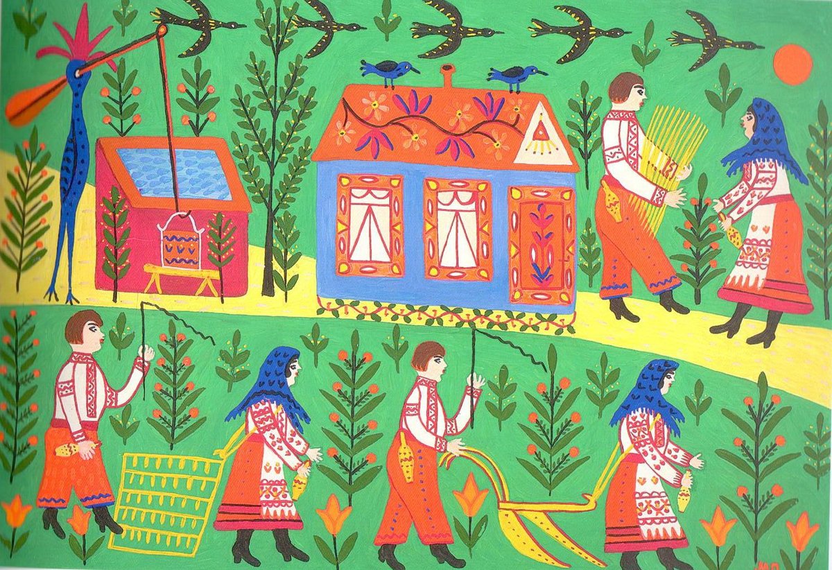 PrymachenkoArt's tweet image. This Man Does Not Know How to Please a Woman, 1978 #naïveart #mariaprymachenko