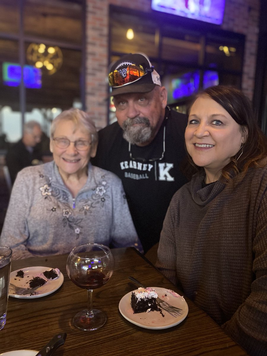 Happy 79th Birthday to my mom tonight with my sister. Celebration at Cunningham’s on the lake.