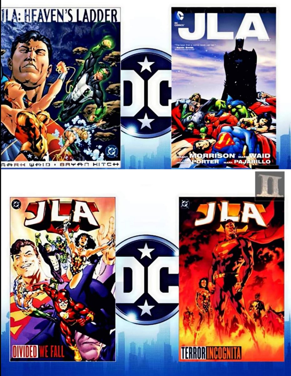 I'm convinced that #MarkWaid's & #BryanHitch's #JLA era isn't celebrated enough! Tho' it came after the celebrated #GrantMorrison's & #HowardPorter's run (who actually drew the opening arc, the now classic #TowerOfBabel storyline) it's unfair their  great run isn't talked many.