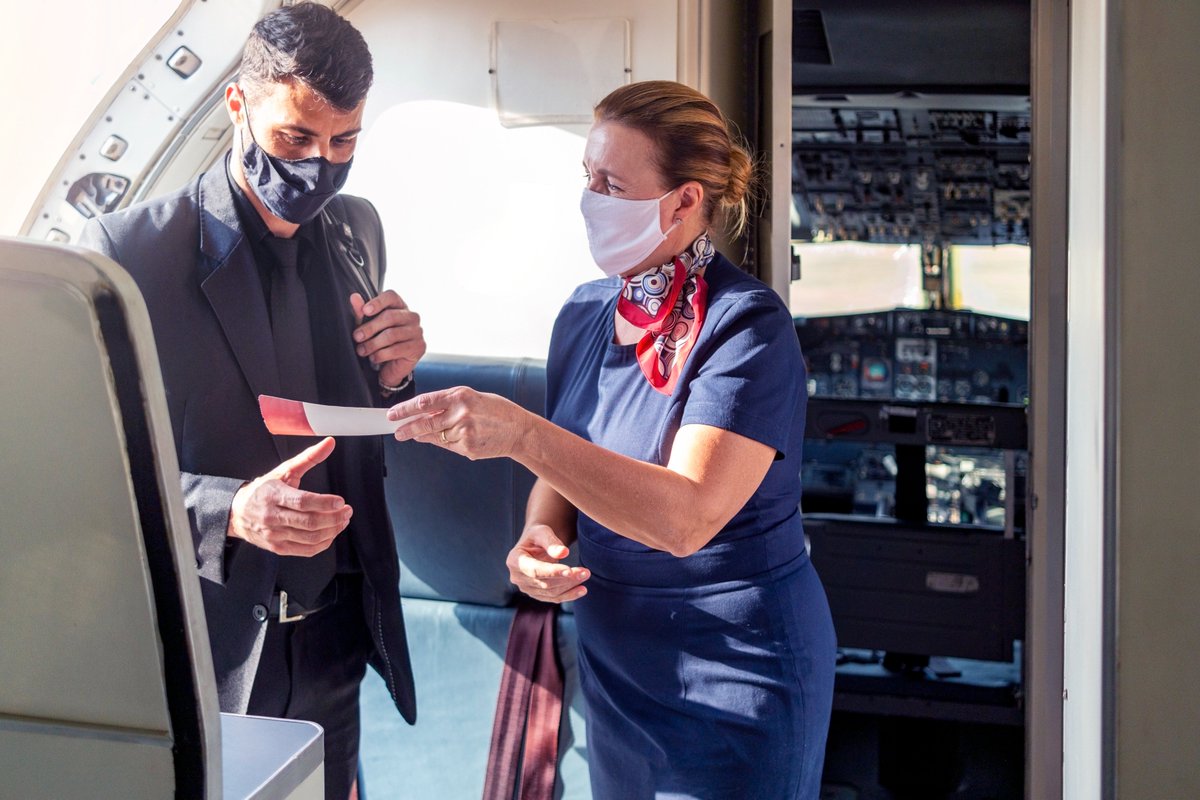 Talk to a flight attendant. Flight attendants do more than just pass