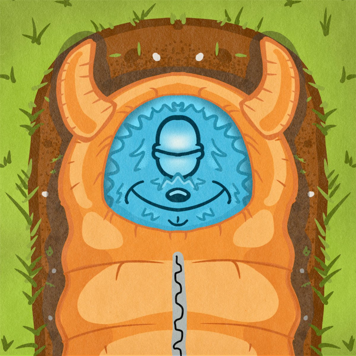 yucksalgo's tweet image. Shhhh he’s sleeping in his flannel sleeping bag so toasty.

#algofam #algonft #nft #algorand