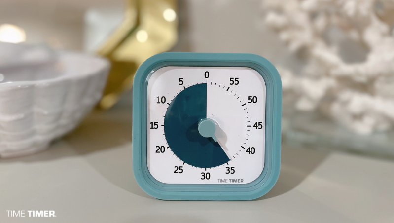 TimeTimer's tweet photo. The #TimerTimer MOD Home Edition in Lake Day #Blue is a calming color you don't always associate with a timer. When we created this family of timers we wanted them to fit seamlessly into your home, your #decor, and your vibe! #timemanagement
https://t.co/muz1TMbfdv https://t.co/dXw6irca89