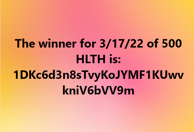 HealthCoinPlus's tweet photo. https://t.co/Sqa1VjIFdi