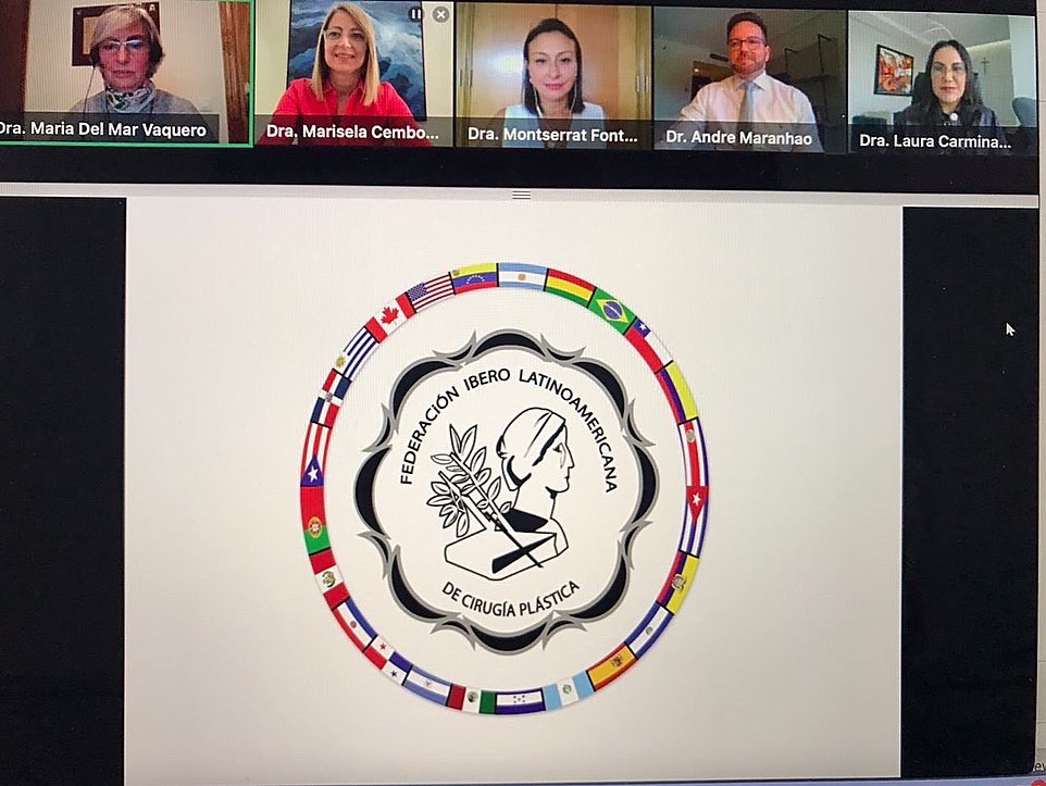 TuDoctora's tweet photo. La federación iberolatinoamericana de cirugía plástica #filacp es el máximo organismo académico que reúne a cirujanos plásticos de iberolatinoamerica. Formo parte en el capítulo de cirugía posbariátrica. Ayer durante una actividad con más de 300 asistentes vía online https://t.co/QMXpSh9zeY