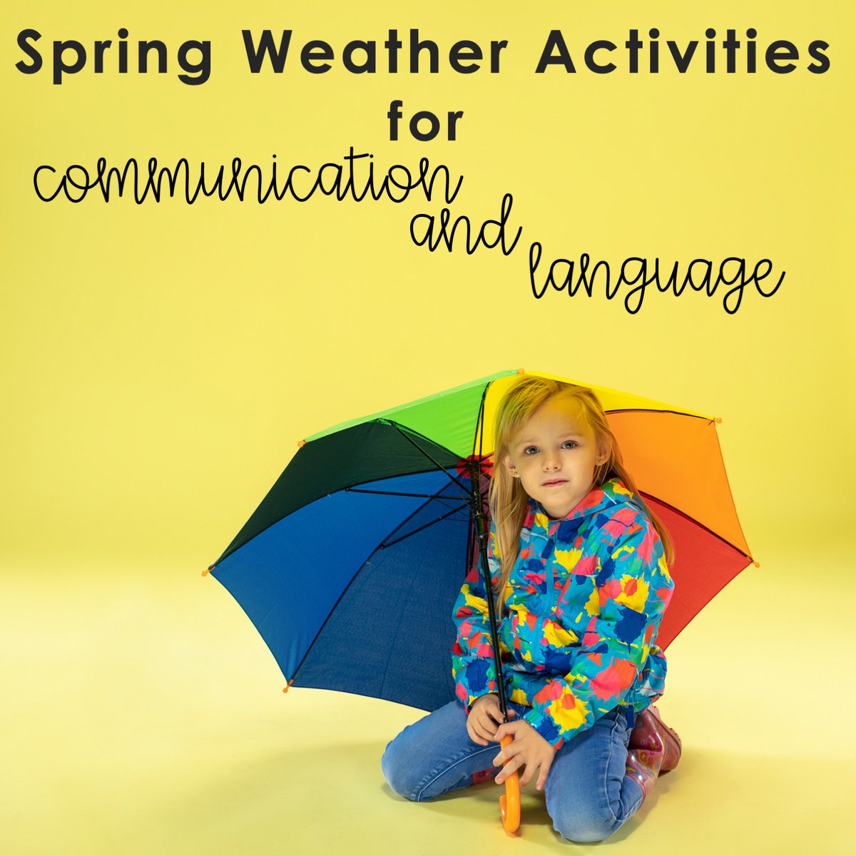 Spring weather activities for #preschool #speechtherapy 🌨 bit.ly/spring-weather…
