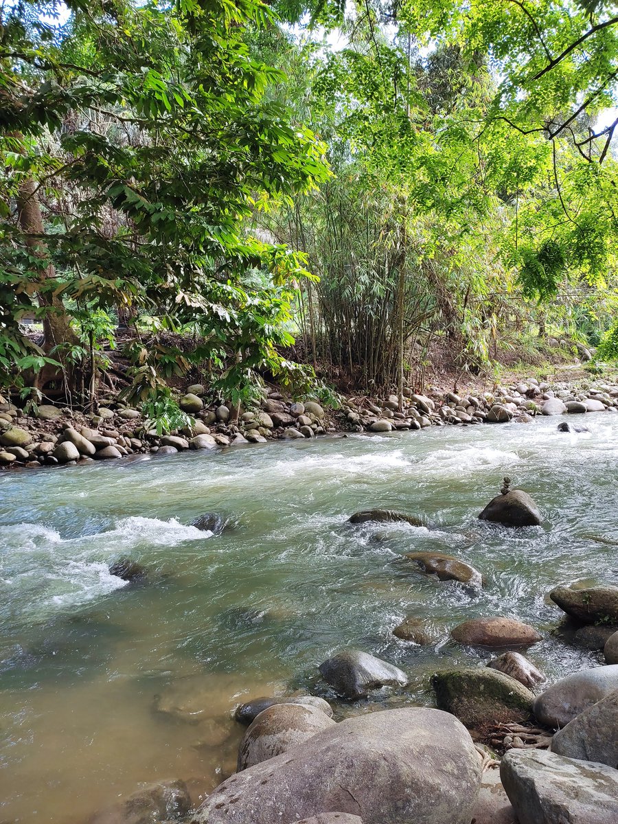 sebelum masuk kerja mandi sungai lu