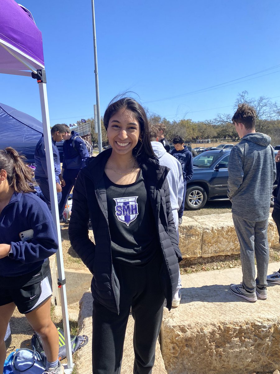 SMH_Track's tweet photo. Sophomore Ria Mehta won 1st place 🥇 in Women’s Varsity Pole Vault with a vault of 7’6! Awesome work Ria! 💜 #gobarons #Barons_ShieldsUp https://t.co/jpLmJpAbpY
