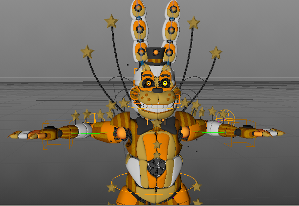 Emulator on X: The brokens fanart by @2_gamer09 #FNAF #OC #model  #render #Animatronic #fnaf  / X