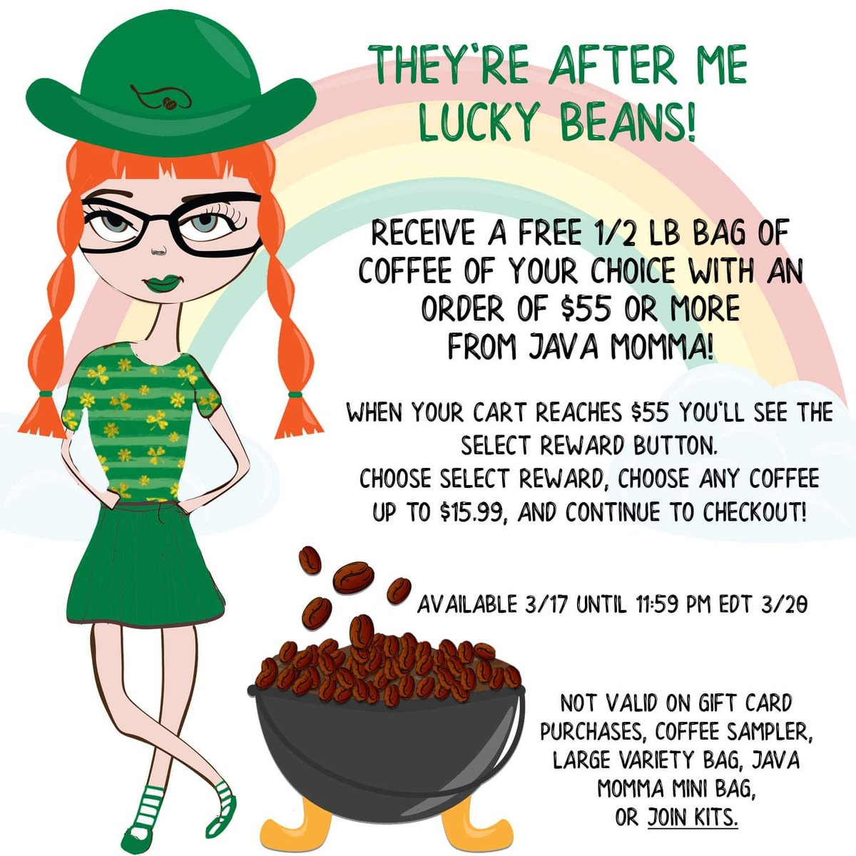 Last few hours to take advantage!

Spend $55 get a free 1/2 lbs bag of coffee, your choice 🆓‼️