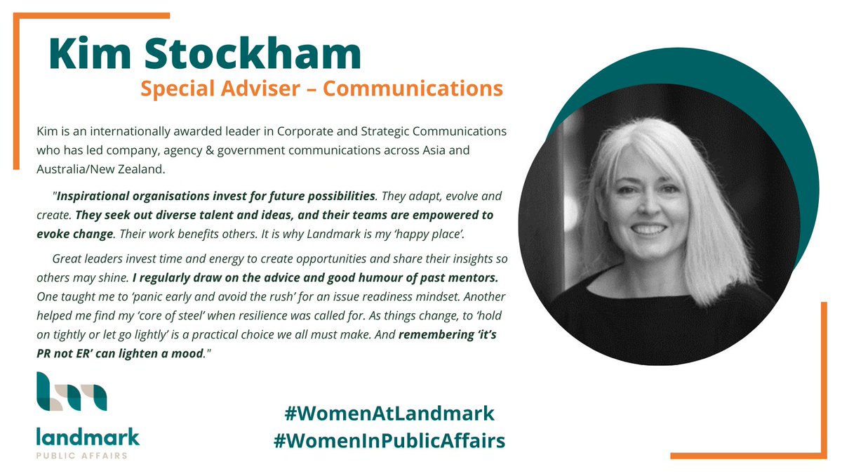 LandmarkPubAff's tweet photo. 📢 As Kim says: "We all have the power to #inspire, to be curious and to challenge past patterns. This helps great ideas and more people to thrive, creating a more equitable world."

#WomenAtLandmark #WomenInPublicAffairs https://t.co/gXBLrX4hNI