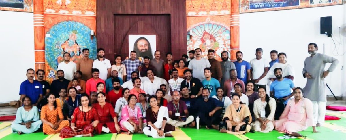 DSN program completed in the beautiful @ArtofLiving Kalady Ashram @SriSri