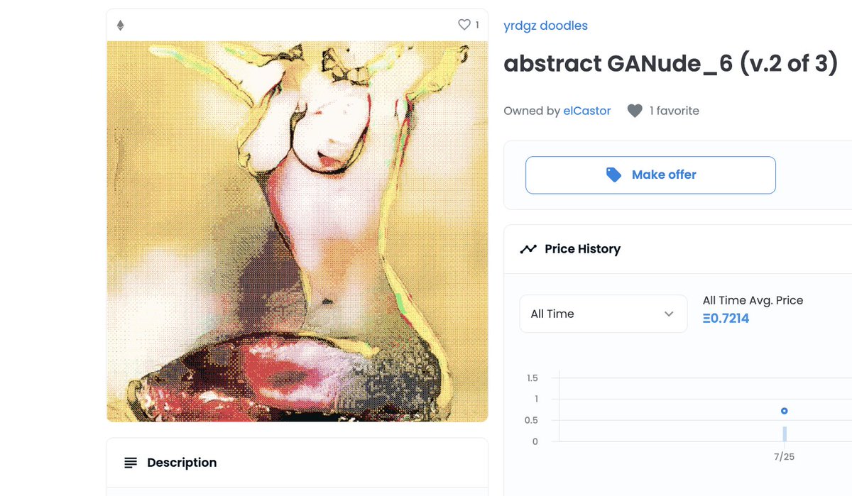 CollinsCustomIP's tweet photo. i usta own 2 of these - check who bought the other #elCastor: Grail collector
(peek in their wallet and you'lll see pranksy's not-#trashart listed 1k eth)
https://t.co/ZVMbj8Ze00 https://t.co/pGByIZMjHH