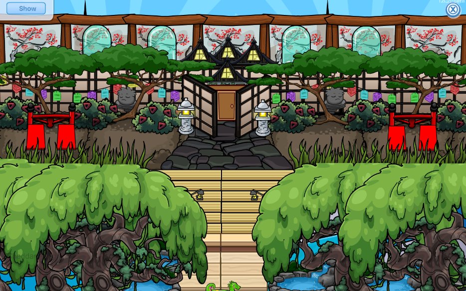 CheddarPeng's tweet image. I like to imagine that Sensei has a Summer home..