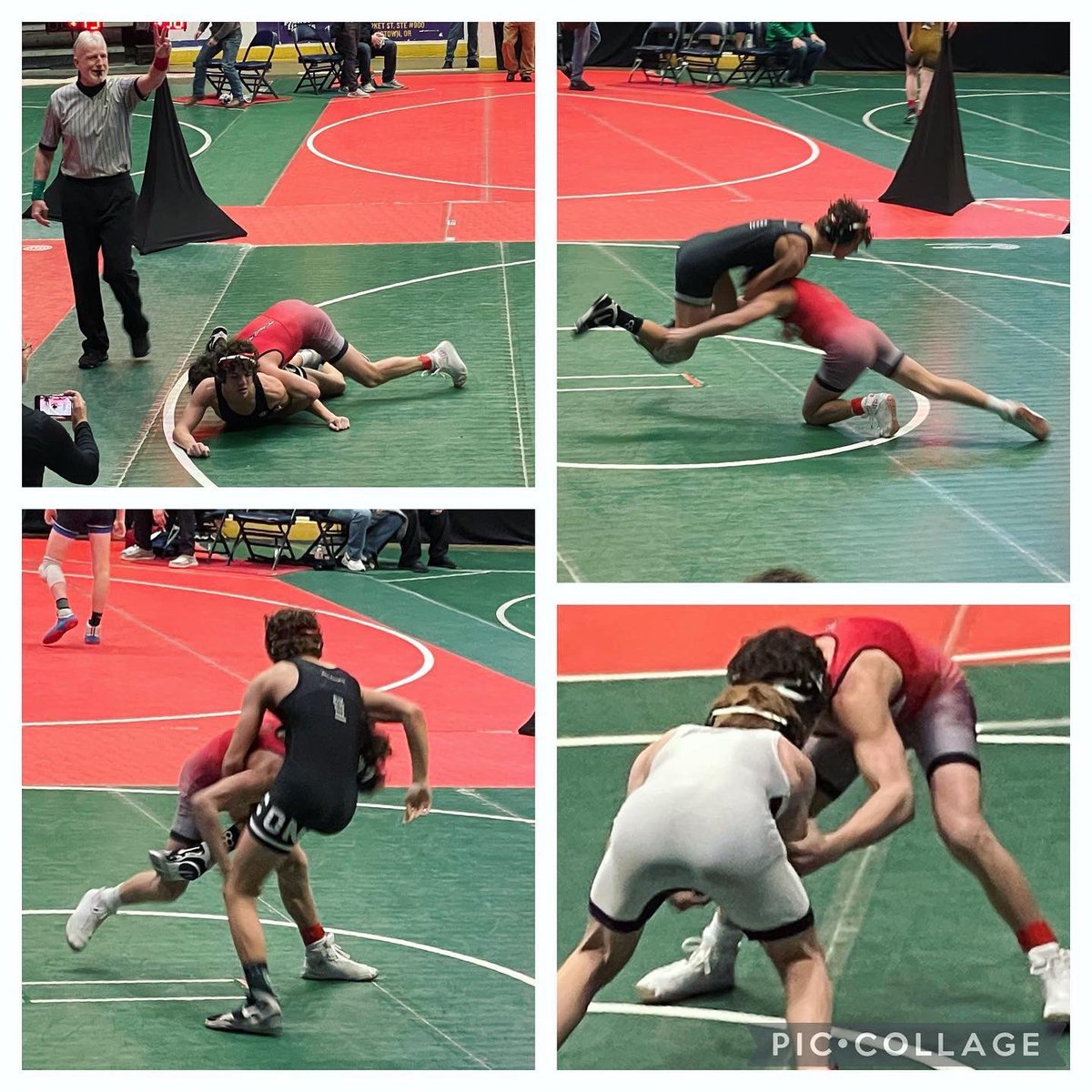 ERMSAthletics's tweet photo. Just in: @AmigoBronson competed at the Ohio State Wrestling Championships this weekend. Finishing 1-1 after day #1, he wrestled hard in the consolation bracket. He finished in the top half of all wrestlers at the meet. Eagle Nation is so proud of you, Bronson! 🦅🤼‍♂️💪🏻 https://t.co/f37nLkHvv1