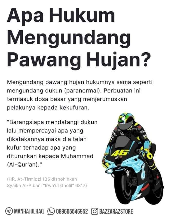 ulahnyandung43's tweet photo. Semoga bermanfaat bagi umat muslim

#dukun 
#pawanghujan 
#backtoallah https://t.co/sRO8RyABVl