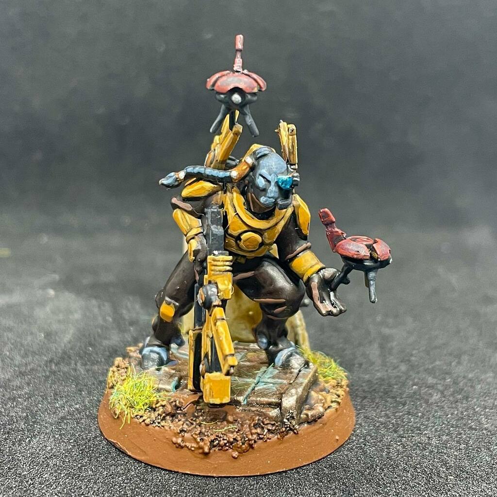 BigGeordieGeek's tweet photo. Here is Sub-Commander El'Myamoto aka Darkstrider to join my T’au Empire Army.

#Warmongers #WarhammerCommunity #PaintSlam22 #PaintingWarhammer #PaintingWarhammer2022 #PaintingGamesWorkshop #Warhammer40k #Warhammer40000 #Tau #TauEmpire #TauSept #SubComman… https://t.co/qX0mHjJS0D https://t.co/3R0ObW8rYn