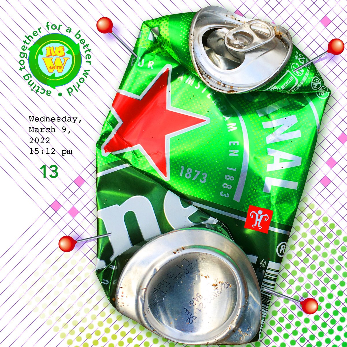handsdall's tweet photo. Hello! New drop on « NO MORE WASTE »!! 🚀🌎
Too much waste is invading our daily life! It is time to act! A pinned waste = one less waste for the planet and one more witness of our time.🌻🚮🌻
https://t.co/YR6Ci2TM7Q via @opensea 

#NFTCommunity #nftcollectors #Ecology #NFTartist https://t.co/W17WAN4rWN
