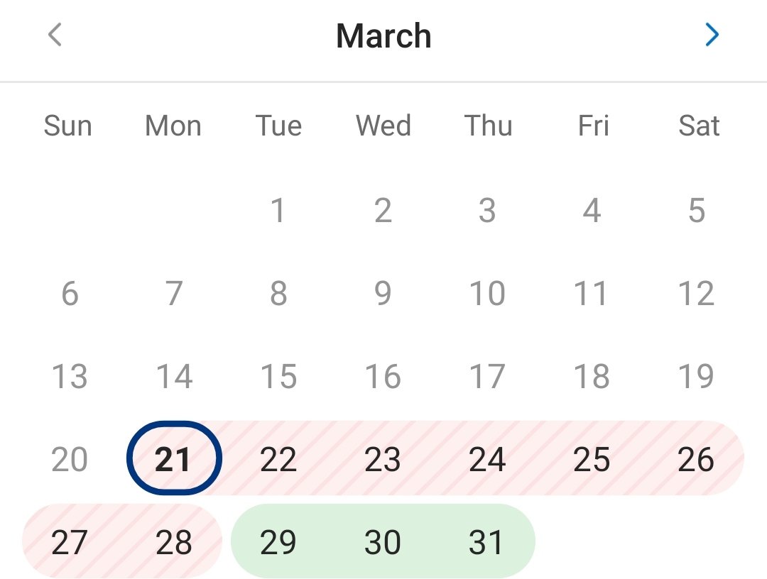 Untuk bulan ini tinggal 29-31 Maret yang masih kosong ya kak. Ayo buruan WA untuk info dan pemesanan. ☺️🙏