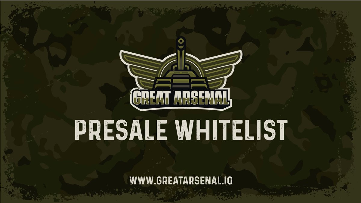 TG_ArsenalToken's tweet photo. Hi! Great Arsenal Troops.

If you wish to purchase Great Arsenal Token in our upcoming Presale on the 21 March 14:00 UTC.

Then please complete the following form in advance: 
https://t.co/nvVdX4sVMx

$GARS token has the potential to go 300X  🤩🔥🚀

#GREATARSENAL #GARS #NFTs https://t.co/PD3QlhHu8H