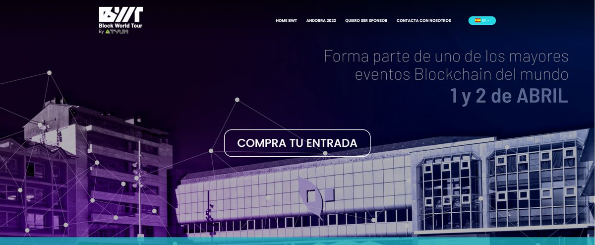 asalvany's tweet photo. 1 y 2 de Abril para conocer las novedades del mundo #blockchain en uno de los eventos más importantes del año
No te lo pierdas!!
https://t.co/ORrm5bt9Jp
#andblockchain #BWT2022 #blockchain #defi #gaming #metaverse
@Belobabafund
@BiTBcn
@BITBCNtoken https://t.co/ZBFspyuBCv