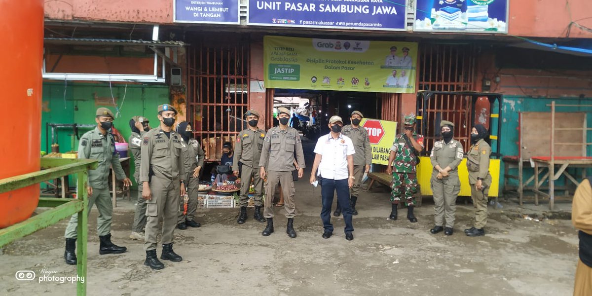 Pelaksanaan Patroli Satgas Raika Kecamatan Mariso oleh gabungan Personil Satpol PP, Polsek Mariso dan Koramil 05