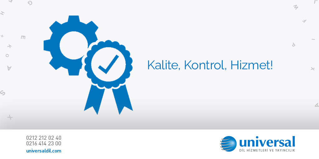 Universal, senelerdir doğru çeviri standartlarına uyarak müşterilerine sunduğu profesyonel yazılı çeviri hizmetleri ile sektöründe öncü bir şekilde ilerlemektedir. #universal #universaldil #globallanguage #dilçevirisi #translate #yazılıçeviri #kalitekontrolhizmetleri