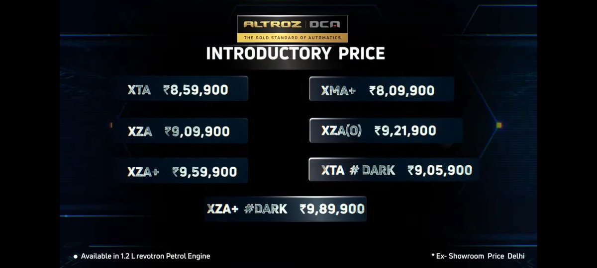 Torquesteer2021's tweet photo. @TataMotors Altroz with DCA https://t.co/KxtfDqtXOW