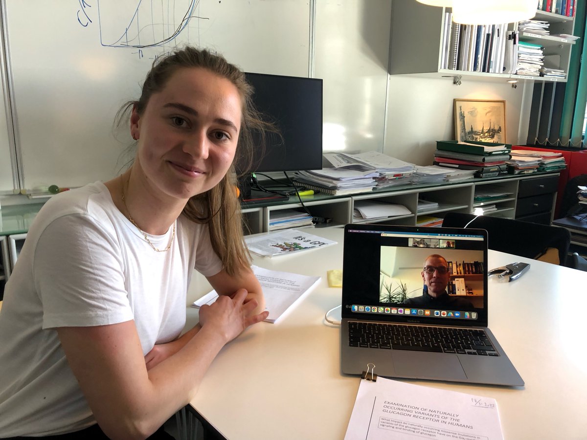 I’m proud to announce that Kathrine Thovtrup this Friday defended her Master Thesis Project, entitled: Examination of naturally occuring variants of the glucagon receptor. A stepping stone to understand link between signaling deficiency and phenotypic traits in carriers.