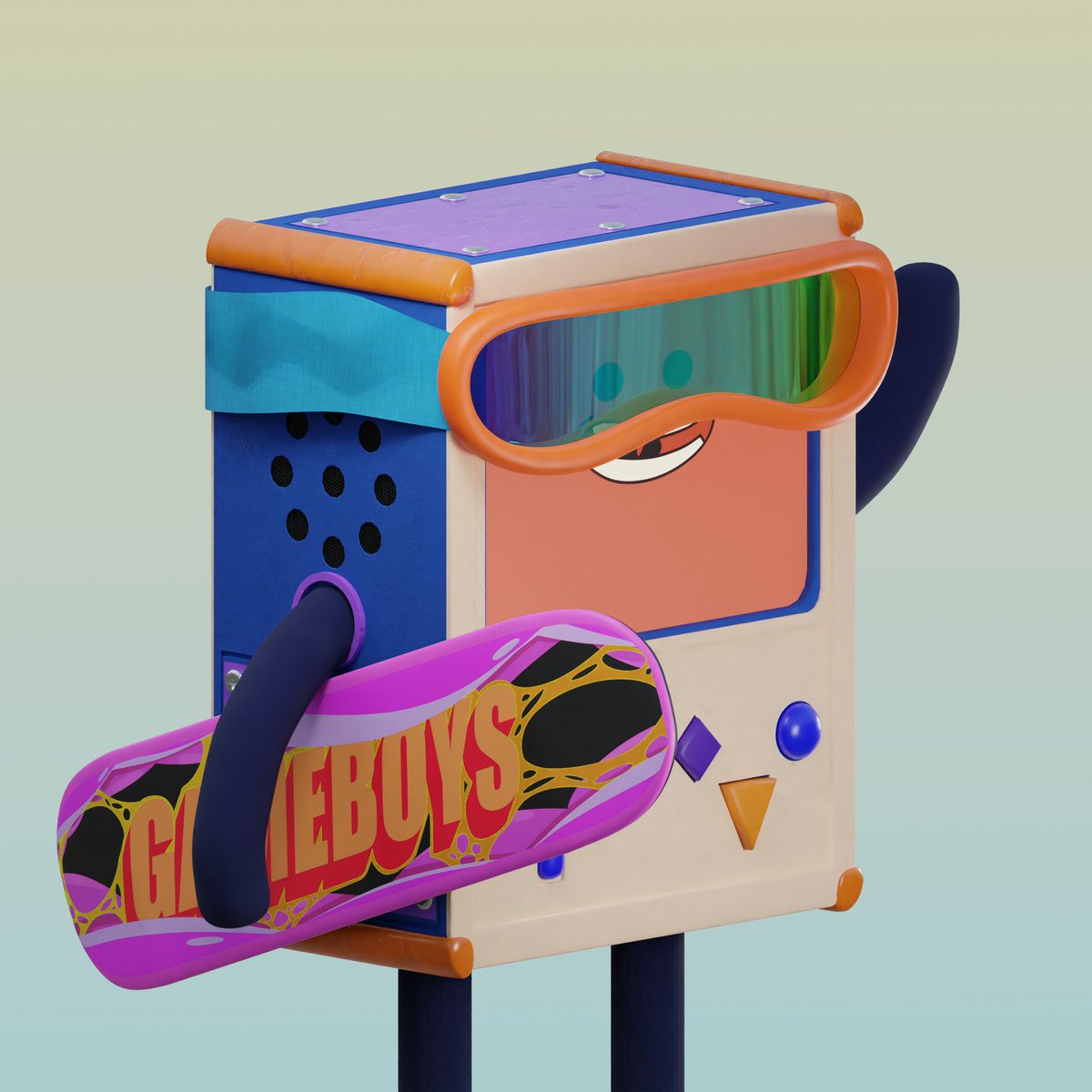 GAMEBOYS__'s tweet photo. @cryptoBILLnfts Check my friends out
We are ready to takeover the metaverse🚀👾🤖 
#3D #3Danimation #3dart #3DNFT #blender #Blender3d #BTC #characterdesign #cryptoart #nft #NFT #NFTartist #NFTCollection #NFTCommunity #NFTGiveaway https://t.co/2Iv0hVDOsw