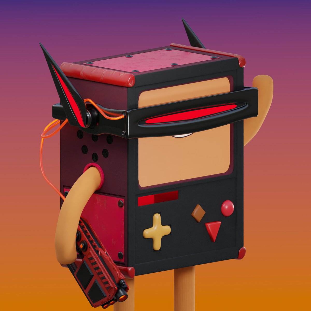 GAMEBOYS__'s tweet photo. @cryptoBILLnfts Check my friends out
We are ready to takeover the metaverse🚀👾🤖 
#3D #3Danimation #3dart #3DNFT #blender #Blender3d #BTC #characterdesign #cryptoart #nft #NFT #NFTartist #NFTCollection #NFTCommunity #NFTGiveaway https://t.co/2Iv0hVDOsw