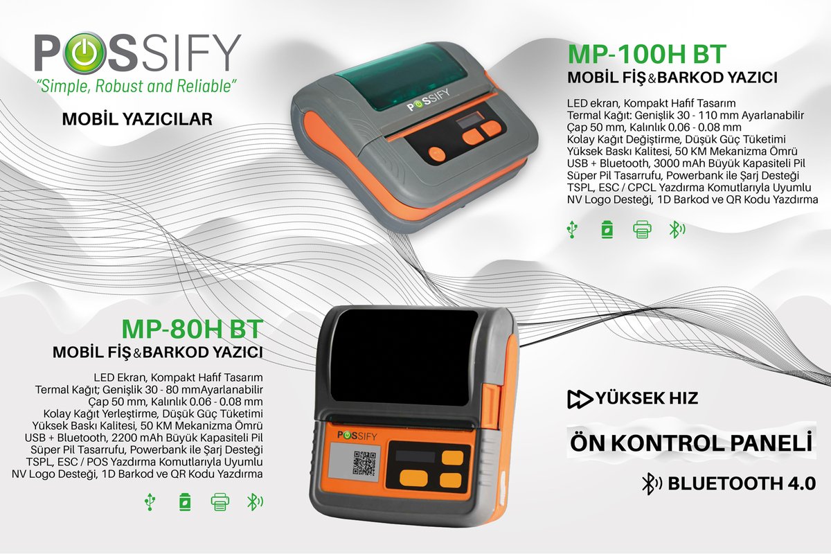 Mobil Fiş &amp; Barkod Yazıcılar
possify.com.tr/urun.../yazici…
.
#possify #mobil #fiş #barkod #yazıcı #printer #label #barcode #mobile
